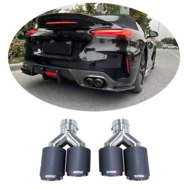 Car Craft Compatible With Bmw Z4 G29 2019-2025 Rear Bumper Exhaust Tip Pipe Mufflers Nozzle