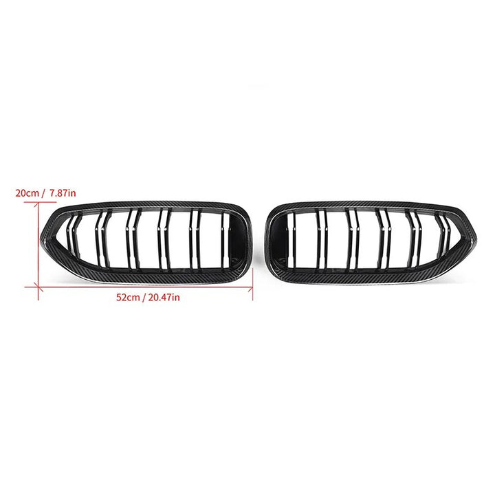 Car Craft Compatible With Bmw Z4 G29 2019-2025 Front Bumper Show Grill Real Carbon Fiber - CAR CRAFT INDIA