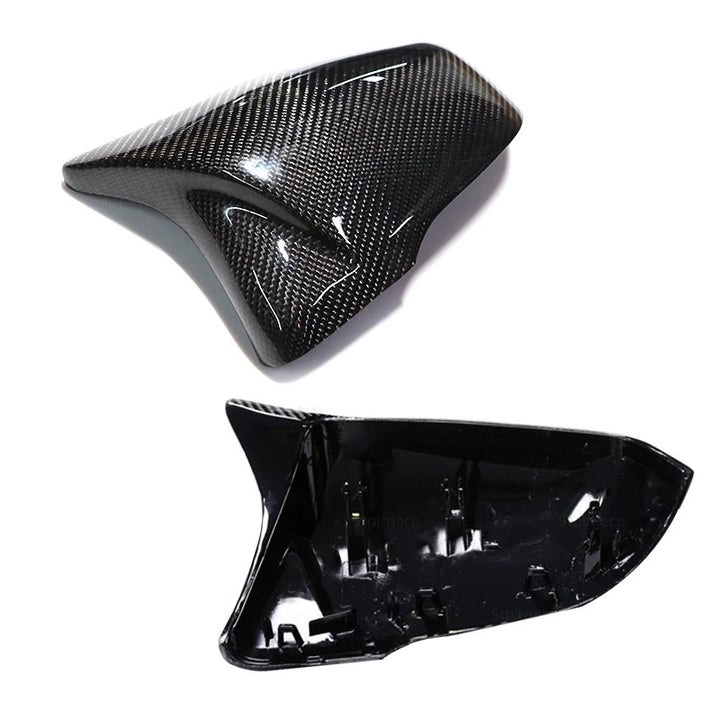 Car Craft Compatible With Bmw X1 F48 16-23 X2 F39 18-23 1 Series F40 17-23 2 Series F44 19-23 Z4 G29 19-25 Side Rear View Wing Mirror Cover Real Carbon Fiber - CAR CRAFT INDIA