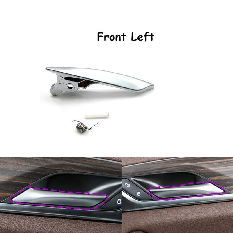 Car Craft Compatible With Bmw 5 Series G30 G31 G38 F90 2016-2023 Car Interior Chrome Door Lock Unlock Handle 51417488593-d Left - CAR CRAFT INDIA