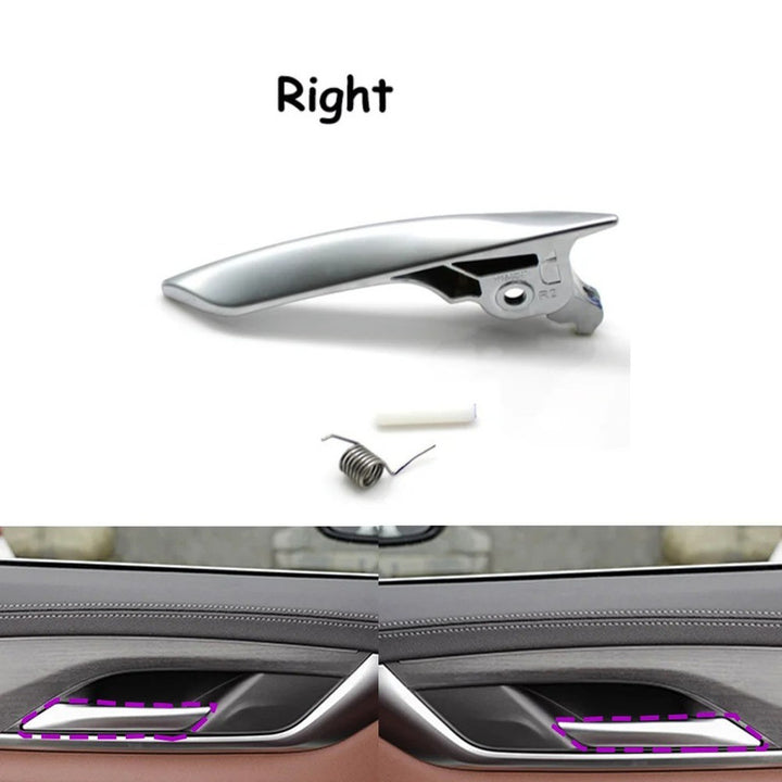 Car Craft Compatible With Bmw 5 Series G30 G31 G38 F90 2016-2023 Car Interior Chrome Door Lock Unlock Handle 51417488594-d Right - CAR CRAFT INDIA