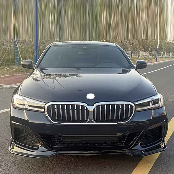 Car Craft Compatible With Bmw 5 Series Lci G30 2021-2024 M Tech Mt M Sport M Performance Front Bumper Lip Splitter Skirts Carbon Fiber Look - CAR CRAFT INDIA