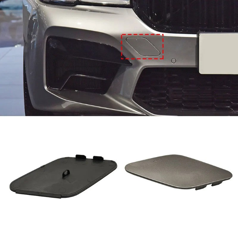 Car Craft Compatible With Bmw 5 Series G30 F90 Lci M5 2021-2025 Front Bumper Trailer Tow Towing Hook Hole Cover 51118746626 Unpainted - CAR CRAFT INDIA