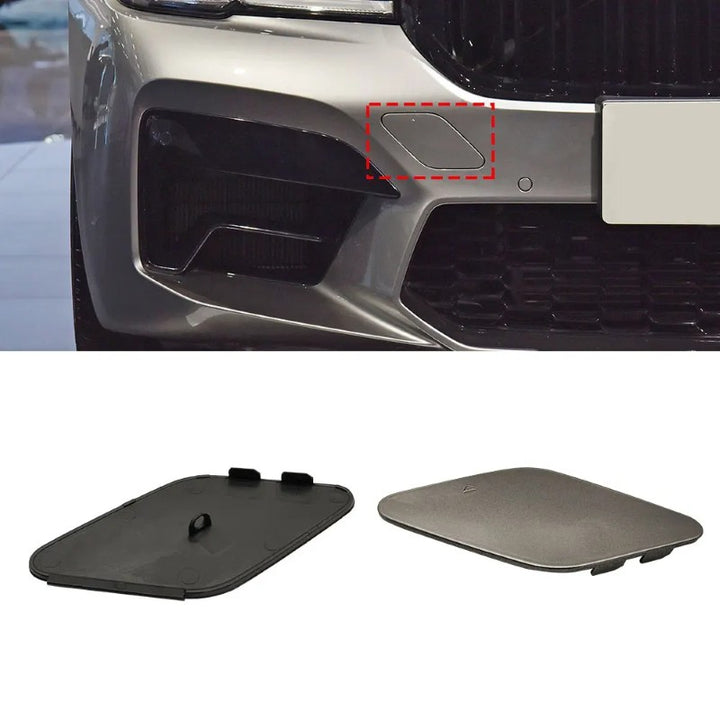 Car Craft Compatible With Bmw 5 Series G30 F90 Lci M5 2021-2025 Front Bumper Trailer Tow Towing Hook Hole Cover 51118746626 Unpainted - CAR CRAFT INDIA