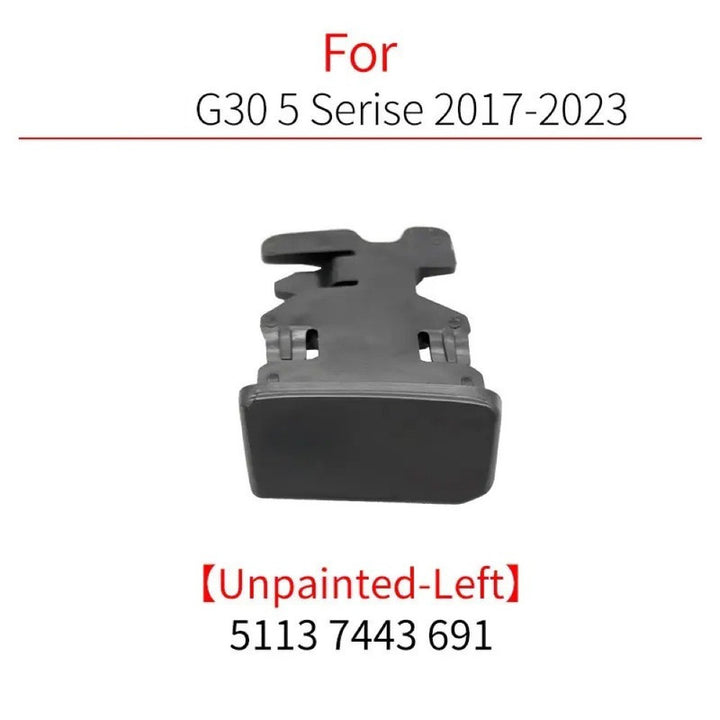 Car Craft Compatible With Bmw 5 Series G30 F90 2017-2023 Car Roof Rail Molding Trim Roof Running Windshield Water Cover Plate Plug 5117443691-l Left Unpainted