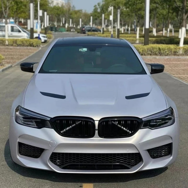 Car Craft Compatible With Bmw 5 Series G30 G38 F90 2018-2020 Upgrade Facelift Convert To M5 M Sport Front Bumper Bodykit Assembly Splitter G30/38-019