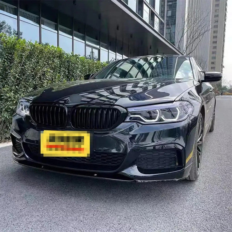 Car Craft Compatible With Bmw 5 Series G30 G38 F90 2018-2020 M Sport Mt M Tech M Performance Front Bumper Lip Splitter Skirt Trim G30/38-003/004 Cf Carbon Fiber Looks