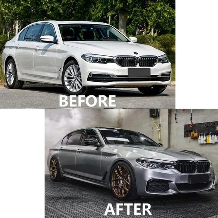 Car Craft Compatible With Bmw 5 Series G30 G38 F90 2018-2020 Upgrade Facelift Convert To M Sport Mt M Tech M Performance Front Bumper Bodykit Assembly