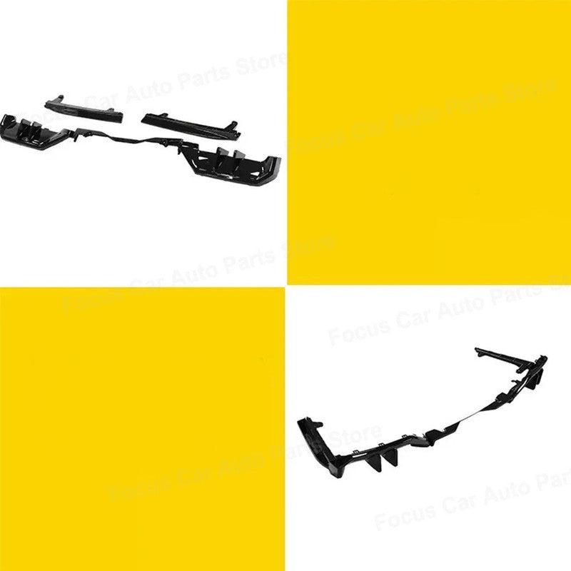Car Craft Compatible With Bmw 5 Series G60 2024+ Mp M Performance M Sport Rear After Bumper Lip Splitter Skirt Diffuser Gc G68 021 022 Cf Carbon Fiber Look
