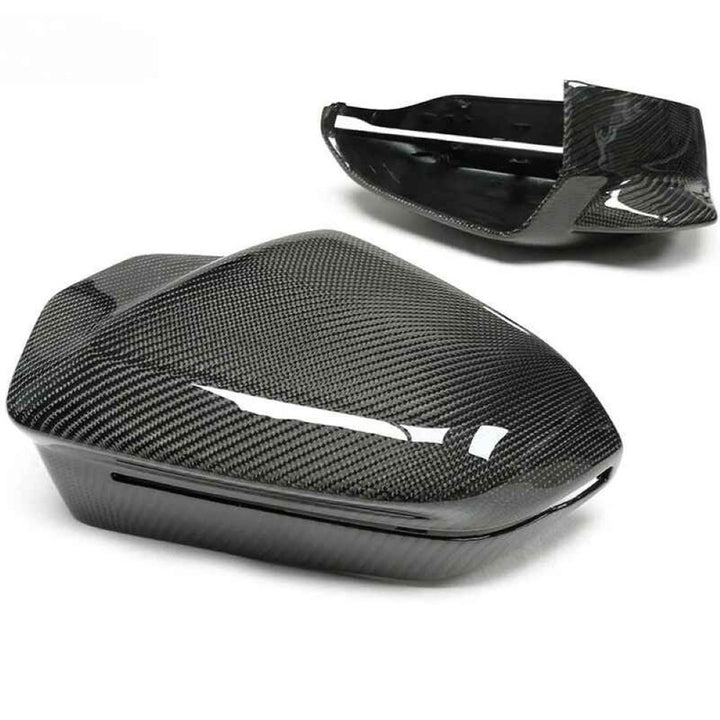 Car Craft Compatible With Bmw 5 Series I5 G60 G68 2024+ 7 Series G70 2024+ Side Rear View Horn Mirror Cover M5 Style Rhd Car Real Carbon Fiber Gc