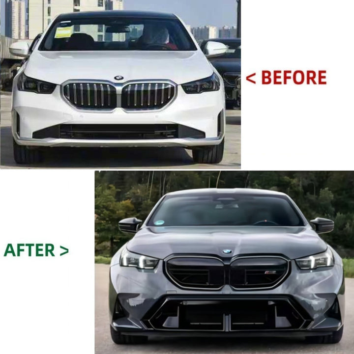 Car Craft Compatible With Bmw 5 Series G60 2024+ Upgrade Facelift Conversion Kit To G68 M5 M Sport Bodykit Bumper Grill Side Skirts Lip