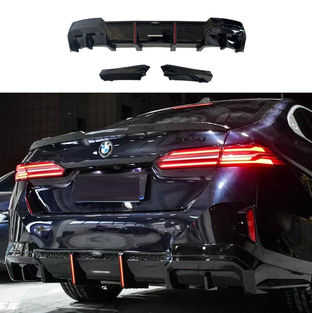 Car Craft Compatible With Bmw 5 Series G60 Lci 2024 M Sport M5 Front Bumper Upgraded Bodykit Body Kit Skirts Splitter Front Rear Lip Diffuser Side Skirts Spoiler Trims Cannards Vten Style CC-9082 - CAR CRAFT INDIA