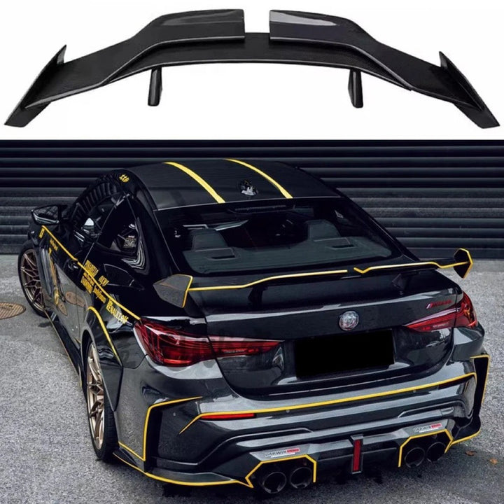 Car Craft Compatible With Bmw 2 Series G87 3 Series G20 G28 G80 G82 G22 M3 M4 M5 5 Series G60 G68 Z4 G29 G90 G26 G23 Rear Trunk Wing Boot Wing Spoiler Real Carbon Fiber Im Universal Style