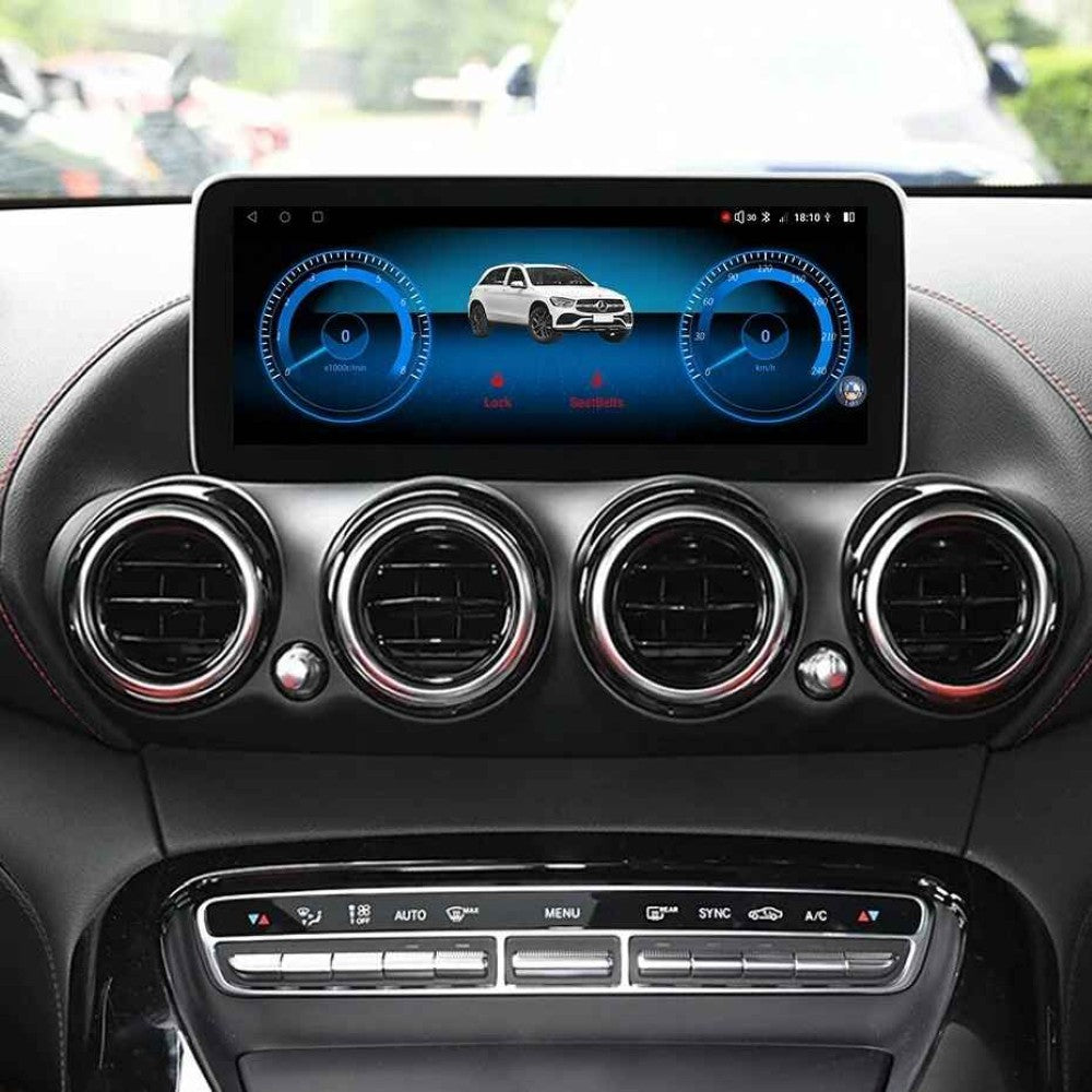 Car Craft Compatible With Mercedes Benz Amg Gt C190 Gtc Gts Gtr C190 R190 X290 2015-2018 Android Multimedia Infotainment Touchscreen Dvd Player Wireless Carplay Android Auto 4gb+64gb Nbt 4.5 12.8 Inch - CAR CRAFT INDIA
