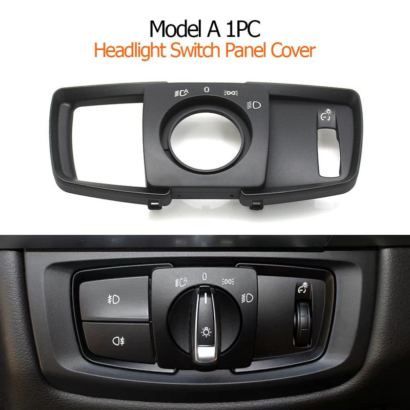 Car Craft Compatible With Bmw 2 Series X5 X6 F15 F16 F85 F86 F45 F46 2014-2019 Car Dashboard Headlight Switch Rotary Knob Button Cap Headlamp Cover Panel Headlight Switch Cover Model A 61319311727-a - CAR CRAFT INDIA