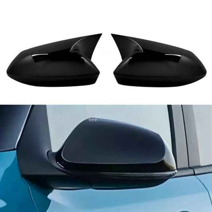 Car Craft Compatible With Hyundai I10 2015-2020 Side Rear View Case Wing Cap Shell Housing Mirror Covers 3m Tape Pasting Style Carbon Fiber Look CC-11557