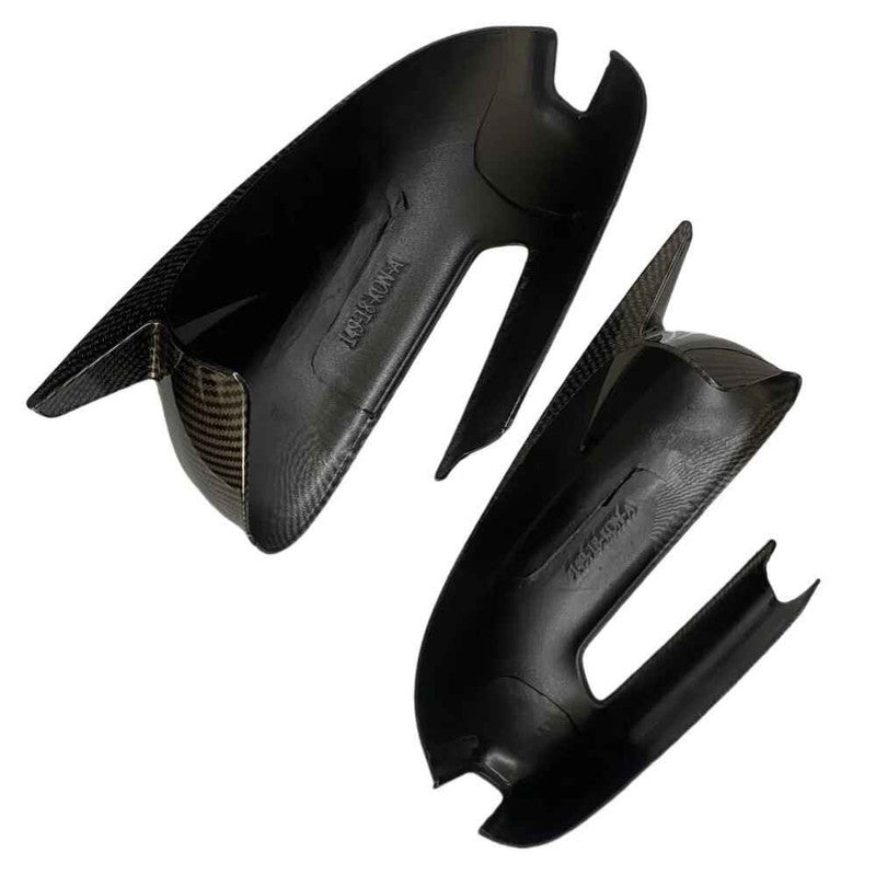 Car Craft Compatible With Hyundai Kona Kauai Hybrid 2018-2026 Side Rear View Case Wing Cap Shell Housing Mirror Covers 3m Tape Pasting Style Glossy Black CC-11516