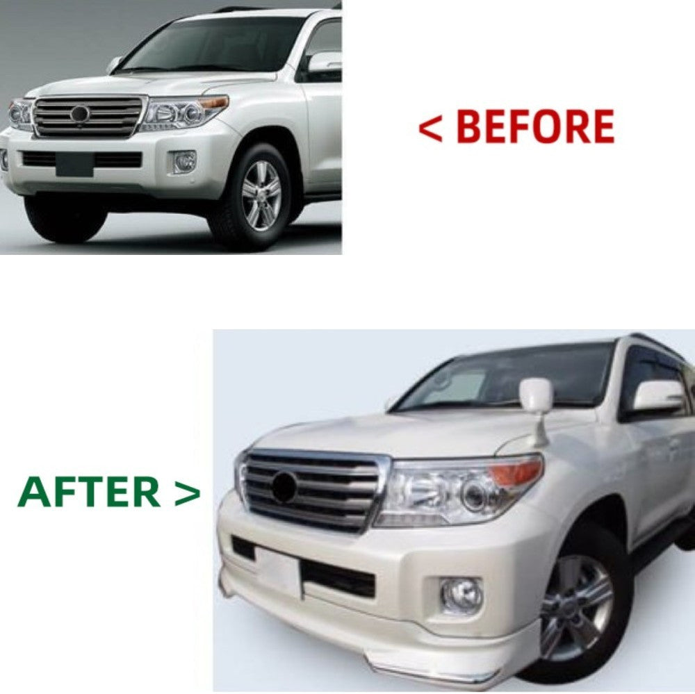 Car Craft Compatible With Toyota Land Cruiser Lc200 2008-2015 Upgrade Facelift Convert Bodykit Front Rear Bumper Lip Side Trim Grill Skirt Splitter Trim F047