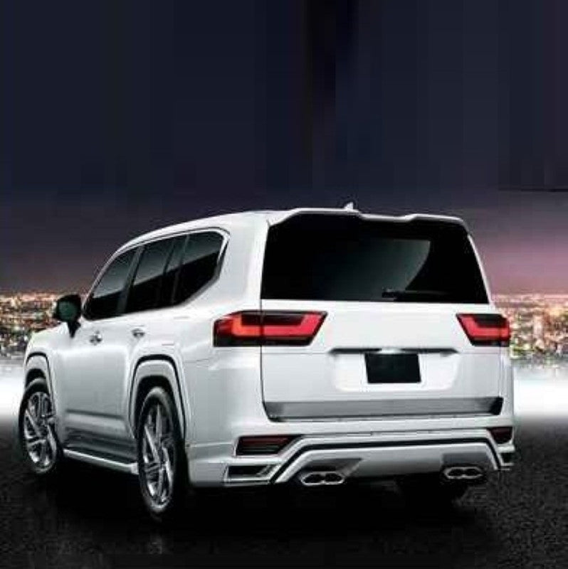 Car Craft Compatible With Toyota Land Cruiser Lc300 Lc 300 2022-2025 Rear Bumper Lip Skirt Splitter Trim