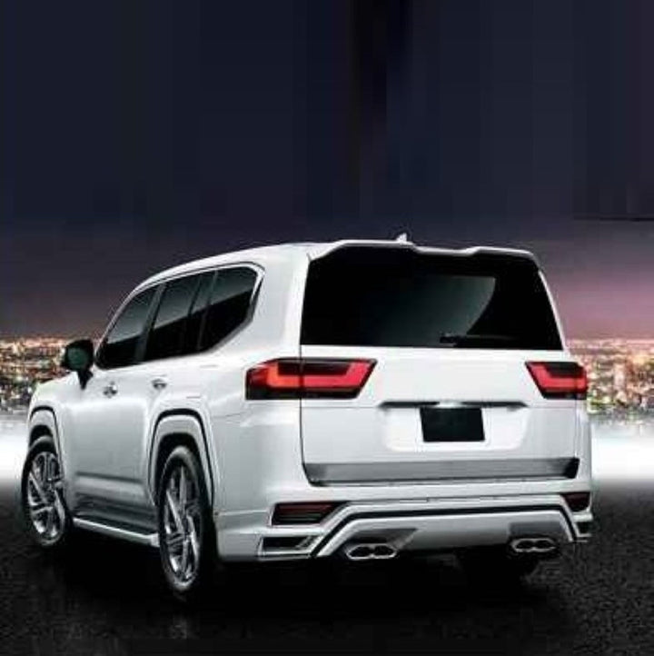 Car Craft Compatible With Toyota Land Cruiser Lc300 Lc 300 2022-2025 Rear Bumper Lip Skirt Splitter Trim