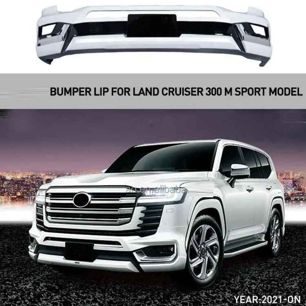 Car Craft Compatible With Toyota Land Cruiser Lc300 Lc 300 2022-2025 Front Rear Bumper Lip Skirt Splitter Trim Wheel Arch Exhaust Tip Pipe Set