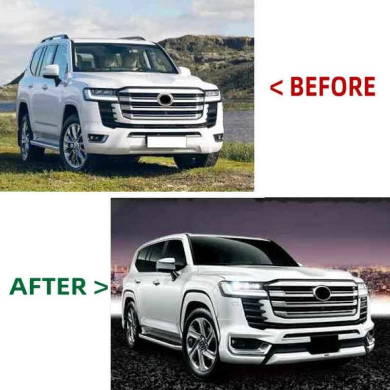 Car Craft Compatible With Toyota Land Cruiser Lc300 Lc 300 2022-2025 Side Fender Wheel Arch Trim Panel