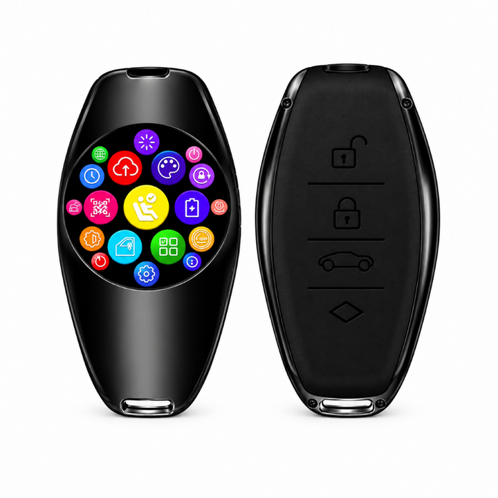 Car Craft Compatible With Audi Bmw Mercedes Jaguar Range Rover Porsche Volkswagen Skoda Volvo Jeep Maruti Toyota Bentley Ferrari Lamborghini Mini Cooper Lcd Led Smart Keyless Key Sk11 Black CC-11280
