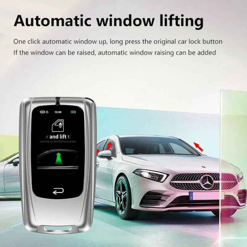 Car Craft Compatible With Audi Bmw Mercedes Jaguar Range Rover Porsche Volkswagen Skoda Volvo Nissan Jeep Maruti Toyota Hyndai Bentley Ferrari Lamborghini Mini Cooper Lcd Led Smart Keyless Key Mh10 Black