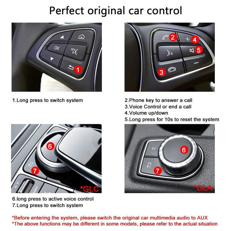 Car Craft Compatible With Mercedes Benz E Class W213 2020-2024 To Be Determined Upgrade To Wireless Apple Carplay Android Auto Adapter Carplay Box With Screeen Mirror Link Google Maps For Ntg 6.0 12.3 CC-9581