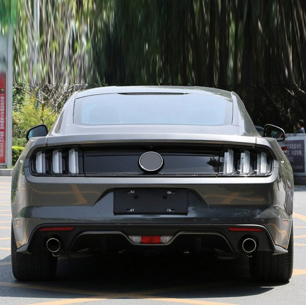 Car Craft Compatible With Ford Mustang 2015-2017 Upgrade Facelift Convert To Gt500 Bodykit Rear Bumper Diffuser After Rear Lip Gc Must-021