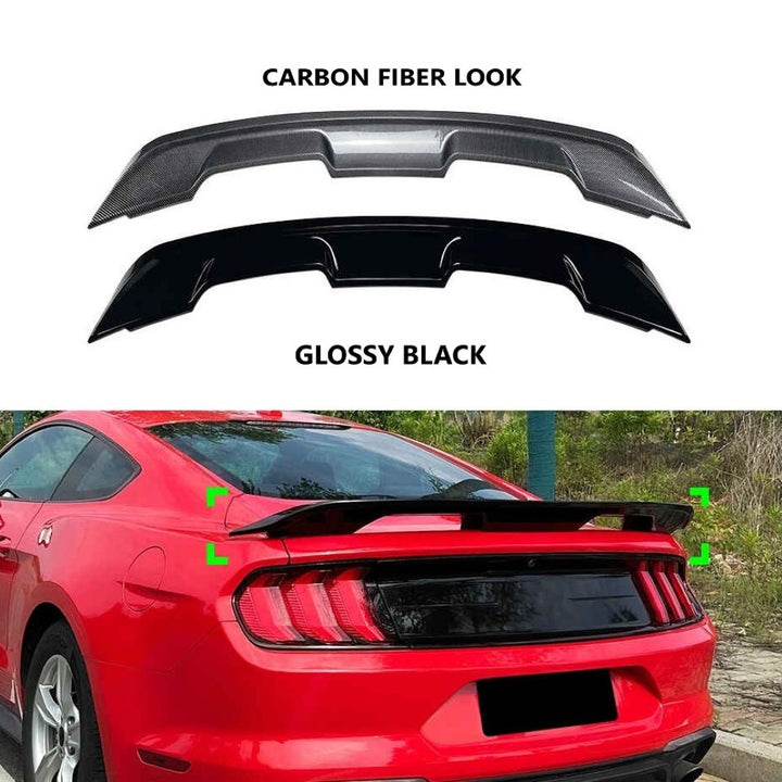 Car Craft Compatible With Ford Mustang 2015-2021 Trunk Wing Lip Boot Rear Spoiler Gt 500 Ar-mustang-005 ZST-1227 Glossy Black CC-2572 - CAR CRAFT INDIA