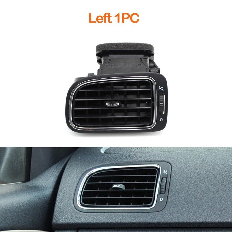 Car Craft Compatible With Vw Volkswagen Polo Vento Ameo 2011-2024 Car Front Air Conditioner Ac Vent Grille Assembly 6r0819703-1 Left
