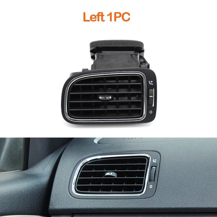 Car Craft Compatible With Vw Volkswagen Polo Vento Ameo 2011-2024 Car Front Air Conditioner Ac Vent Grille Assembly 6r0819703-1 Left