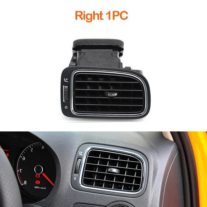 Car Craft Compatible With Vw Volkswagen Polo Vento Ameo 2011-2024 Car Front Air Conditioner Ac Vent Grille Assembly 6r0819704-1 Right