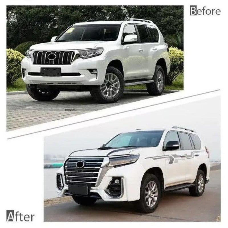 Car Craft Compatible With Toyota Land Cruiser Prado Fj150 2018+ Upgrade Facelift Convert To Navigator Style Bodytkit Front Rear Bumper Side Trim Grill Lip Skirt Splitter F157
