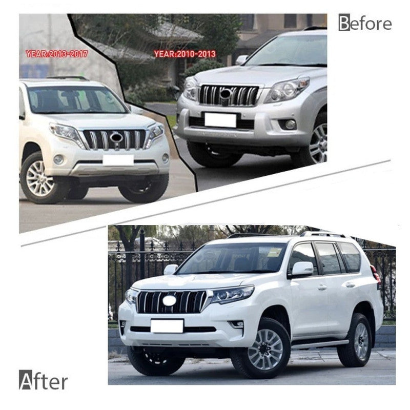 Car Craft Compatible With Toyota Land Cruiser Prado Fj150 2010-2017 Upgrade Facelift Convert To 2018 Oem Style Bodytkit Front Rear Bumper Hood Fender Trunk Headlight Taillight Side Trim Grill Lip Skirt Splitter F078