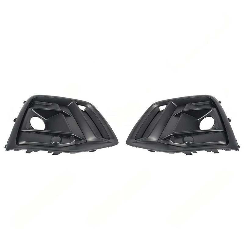 Car Craft Compatible With Audi Q5 2021-2025 Upgraded Rsq5 Sq5 Front Bumper Fog Lamp Light Grill With Cover Q5-012 Gc
