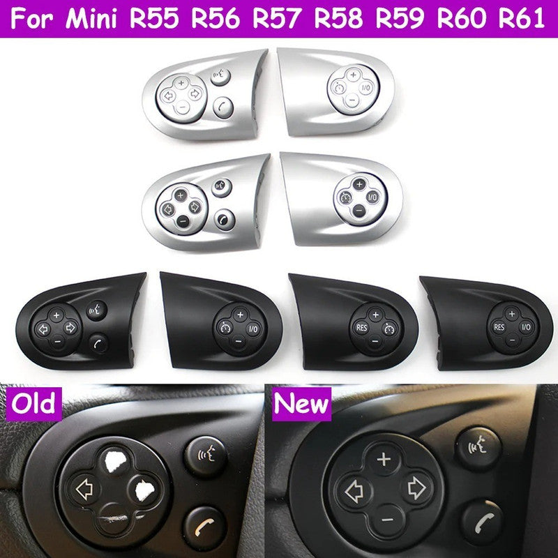 Car Craft Compatible With Mini Cooper Clubman R55 R56 R57 R58 R59 Coumtryman R60 R61 Car Steering Wheel Multifunction Cruise Control Switch Button Assembly 32309287294-q2 B Right B CC-9694 - CAR CRAFT INDIA