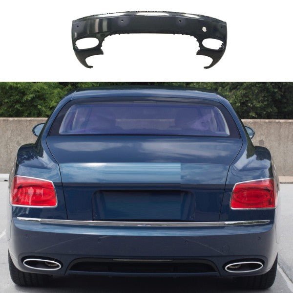 Car Craft Compatible With Bentley Flying Spur 2014-2019 Rear Back After Bumper Bodykit - CAR CRAFT INDIA