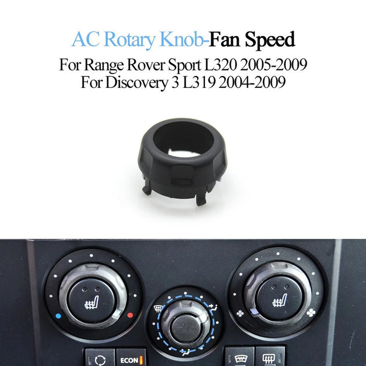 Car Craft Compatible With Land Rover Range Rover Sport L320 2005-2009 Discovery 3 L319 2004-2009 Air Condition Ac Temperature Rotary Knob Fan Auto Button Jfc000535wux-d CC-11247