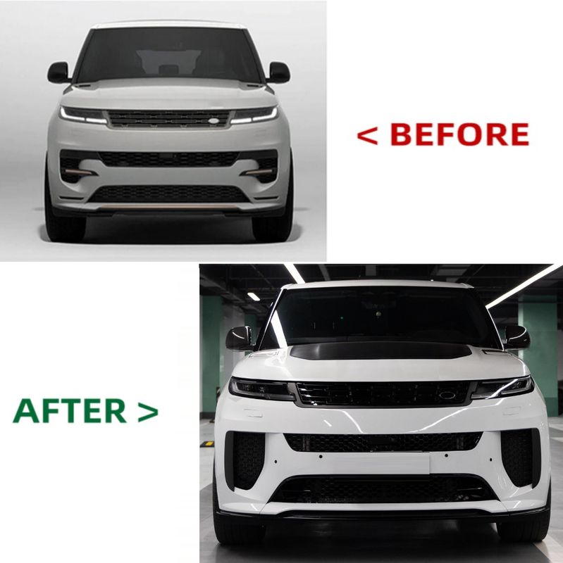 Car Craft Compatible With Land Range Rover Sport Rrs 2023+ L461 Upgrade To Sva Bodykit Bumper Grill Diffuser Exhaust Tip Pipe
