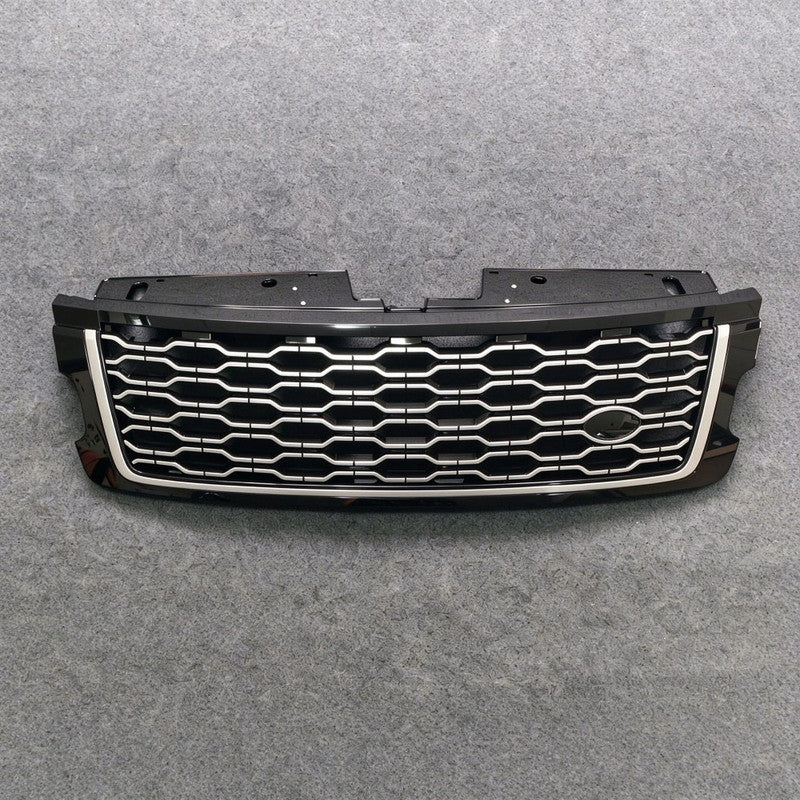 Car Craft Compatible With Land Range Rover Vogue Rrv 2018-2022 Front Bumper Show Grill Silver - CAR CRAFT INDIA