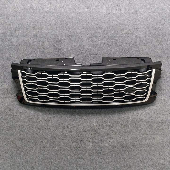 Car Craft Compatible With Land Range Rover Vogue Rrv 2018-2022 Front Bumper Show Grill Silver - CAR CRAFT INDIA