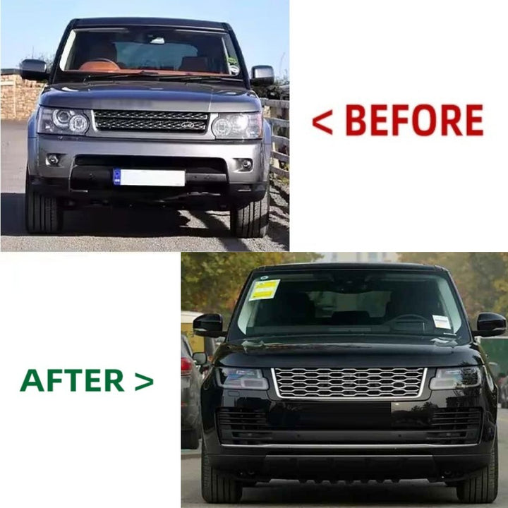 Car Craft Compatible With Range Land Rover Vogue L322 2002-2012 Facelift Upgrade To 2022 Executive Body Kit Bodykit Bumper Headlight Taillight Fender CC-5815 - CAR CRAFT INDIA