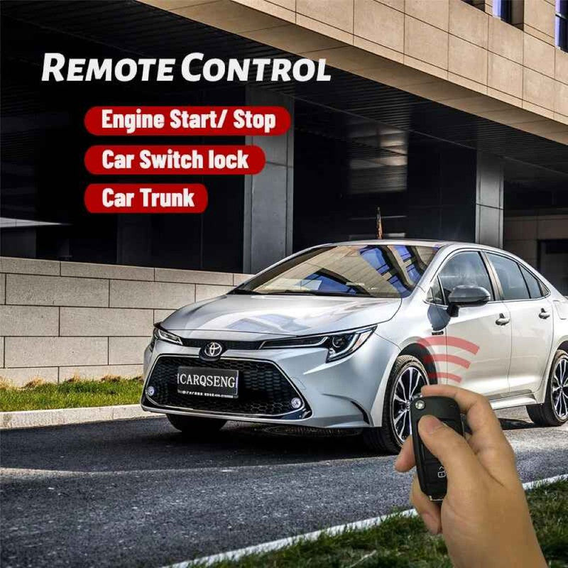 Car Craft Compatible With Car One-way 12v Car Pke Engine Remote Starter With Keyless Entry And Alarm System App Control And Remote Control Function Q6b