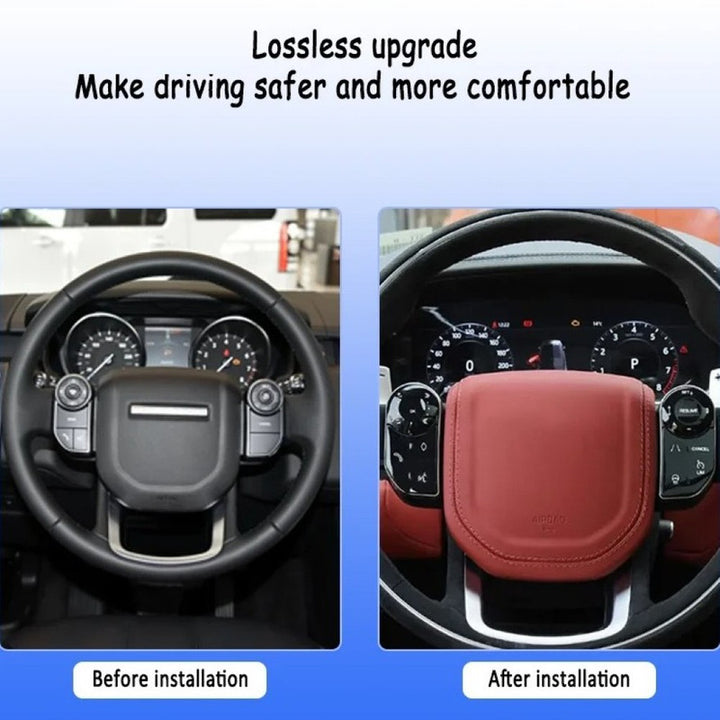 Car Craft Compatible With Land Range Rover Vogue L405 2015-2017 Rrv Rrs Sport L494 2015-2017 Discovery 5 Lr5 2017-2018 Lr5 L405 L494 Digital Touch Screen Car Steering Wheel Multimedia Button Square Control