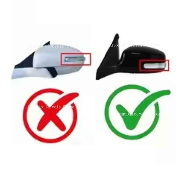 Car Craft Compatible With Maruti Suzuki Swift Ertiga Brezza 2012-2018 Rear View Case Wing Cap Shell Housing Mirror Covers 3m Tape Pasting Style Glossy Black