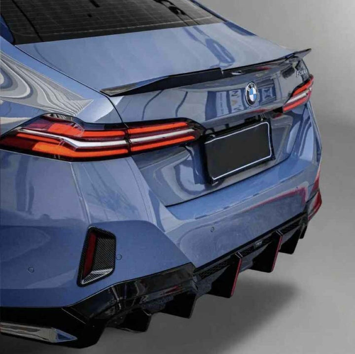 Car Craft Compatible With Bmw 5 Series G60 G68 2024-2026 Rear Bumper Exhaust Pipe Tip Vten V Ten Style