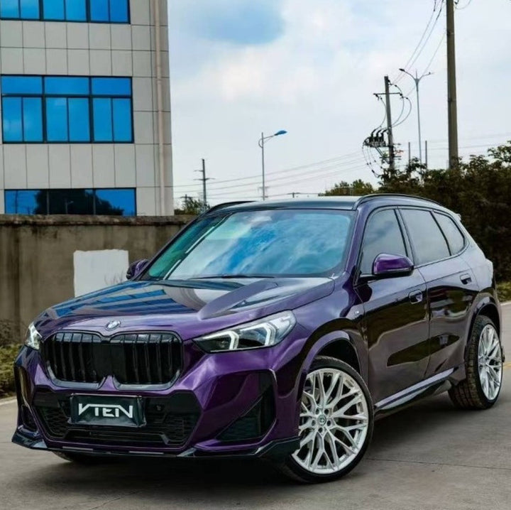 Car Craft Comptible With Bmw X1 U11 2023+ M Sport Front Bumper Upgraded Bodykit Body Kit Skirts Splitter Front Rear Lip Diffuser Side Skirts Spoiler Trims Cannards Vten Style CC-9088