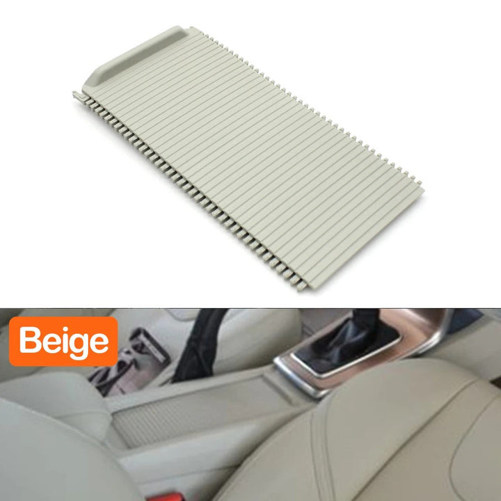 Car Craft Compatible With Volvo V40 2013-2019 Car Interior Central Cup Drink Holder Slide Roller Blind Cover 31307646-2 Biege - CAR CRAFT INDIA